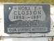  Nora Elizabeth <I>Blake</I> Closson