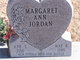  Margaret Ann Jordan
