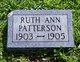  Ruth Ann Patterson