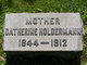  Catherine <I>Blumanstein</I> Holdermann