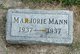  Marjorie Mann