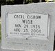  Cecil Cisrow Wise