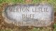  Merton Leslie Duff