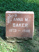  Anna Marie <I>Warren</I> Baker