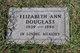  Elizabeth Ann “Betty” <I>Friedel</I> Douglass