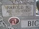  Harold Harry Bicknell