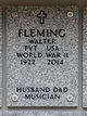 Walter “King” Fleming Photo