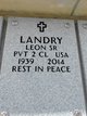  Leon “Shirt” Landry Sr.