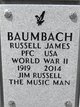  Russell James “Jim Russell,  The Music Man” Baumbach