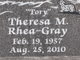 Theresa Marie “Tory” Rhea Gray Photo