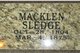  Macklen Sledge