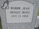  Bobbie Jean <I>Henley</I> Irons