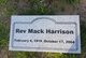Rev Mack Harrison