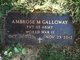  Ambrose Marvin Galloway