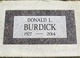  Donald L. Burdick
