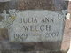 Julia Ann Welch Photo