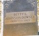  Betty Lee <I>Johnson</I> Downer