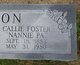 Callie “Nannie Pa” Foster Hamilton Photo