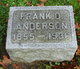  Frank O Anderson