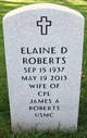  Elaine D. <I>Bilske</I> Roberts