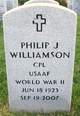 Philip J Williamson