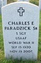  Charles E Paradzick Sr.