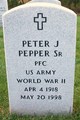  Peter J Pepper Sr.