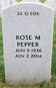  Rose Marie <I>Cosenzi</I> Pepper