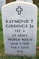  Raymond T. Giddings Sr.