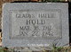  Gladys Hallie <I>Ragsdale</I> Hold