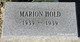  Marion Hold