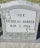 Nicholas “Nick” Parker Photo