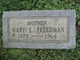  Mary E <I>Haggerty</I> Freedman
