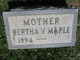  Bertha Virginia <I>Crouse</I> Maple