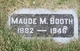  Maude M Booth