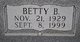  Betty Caroline <I>Bradshaw</I> Bush