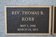 Rev Thomas B. Robb Photo