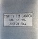 Timothy “Tim” Cannon Photo