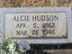  Alcie Isabell <I>Tew</I> Hudson