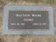 Matthew Wayne “Matt” Henry Photo