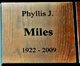 Phyllis J “PJ” Miles Photo