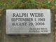  Ralph Webb