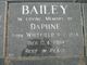  Daphne <I>Whitfield</I> Bailey
