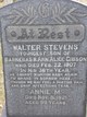  Walter Stevens