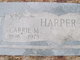  Carrie Mae <I>Karnes</I> Harper