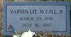 Marion Lee McCall Jr. Photo