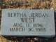 Melinda Bertha Jerdan West Photo
