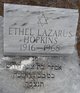  Ethel <I>Lazarus</I> Hopkins