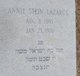  Annie <I>Stein</I> Lazarus