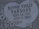  Bonnie Violet <I>Langley</I> Parsons